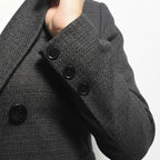 Kimland Veste Blazer Élégante Texturée Femme