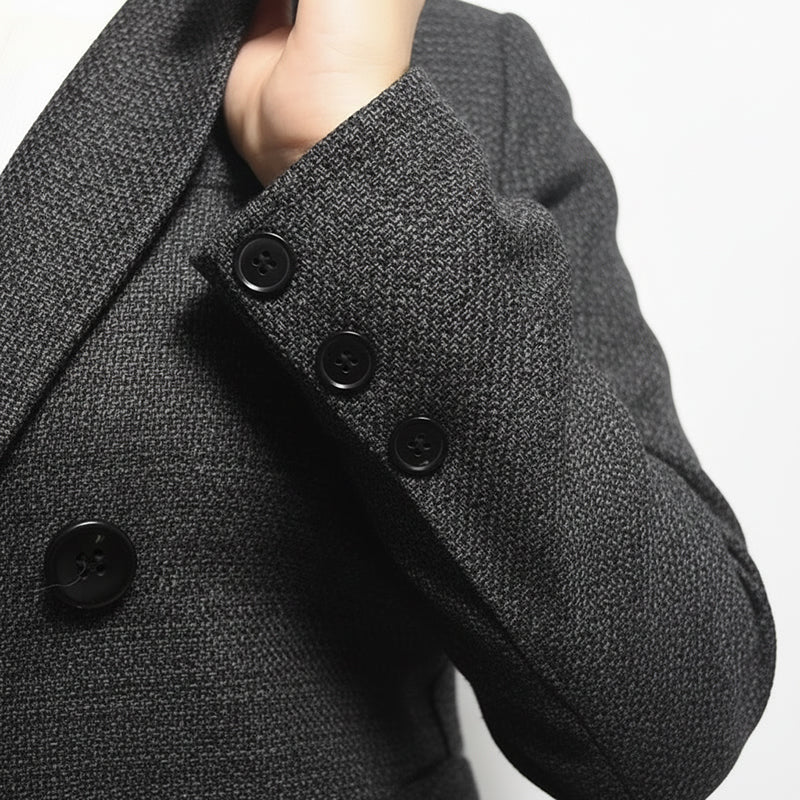 Kimland Veste Blazer Élégante Texturée Femme