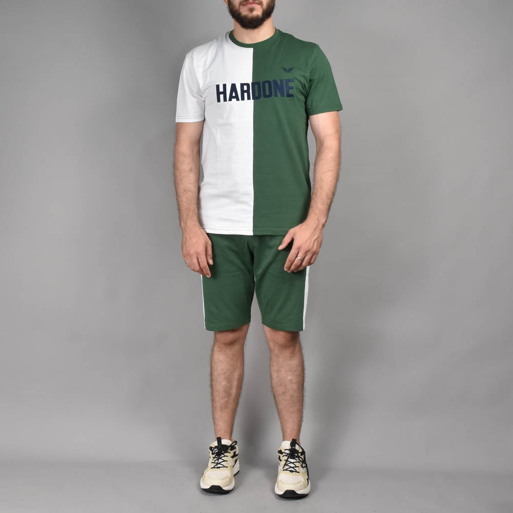 Ensemble Casual Homme T-shirt et Short Bicolore
