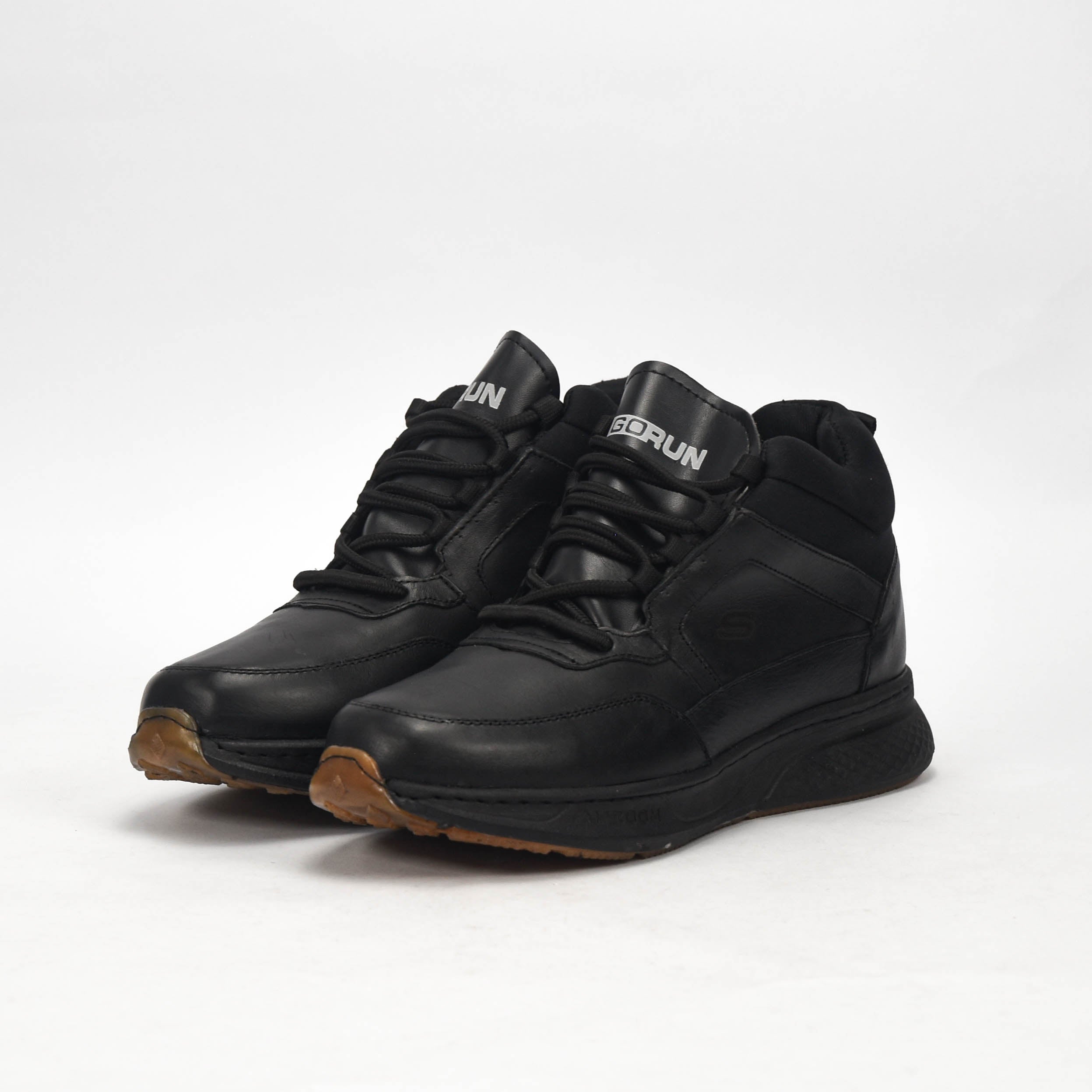 Raber Chaussures Orthopédiques Confortables Noir Homme