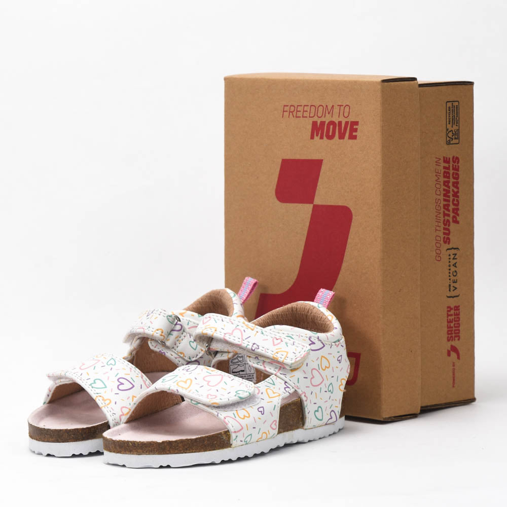 Kimland Sandales Imprimé Cœurs Confortables Enfant