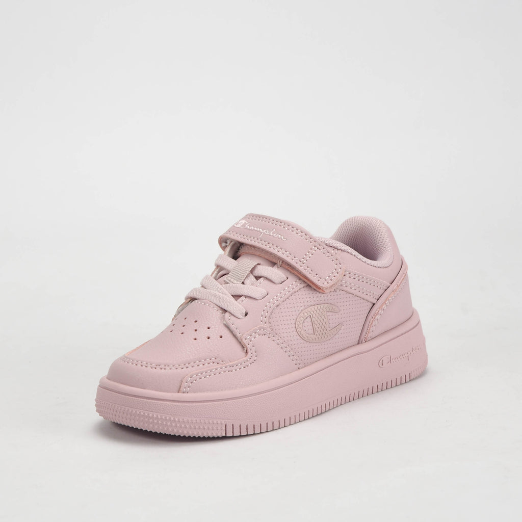 Champion Baskets Basses Roses avec Scratch Fille