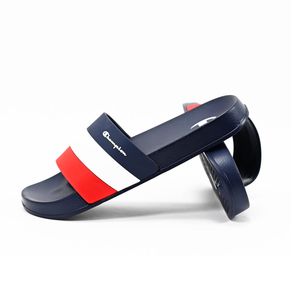 Champion Claquettes Tricolores Confortables Homme