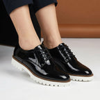 André Chaussures Derby Vernies Élégantes Femme