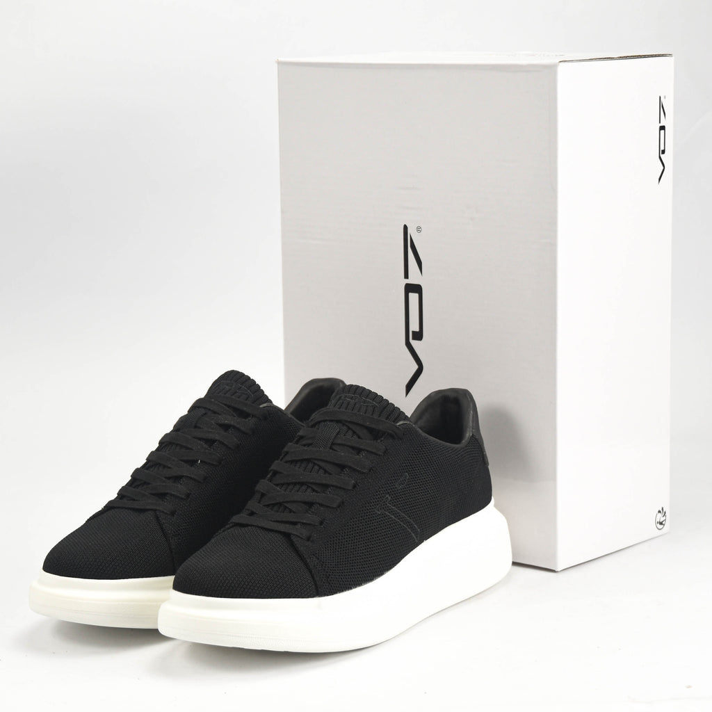 VO7 Baskets Elysee Knit Noir Homme