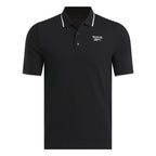 Reebok Polo Homme Classique Noir Élégant