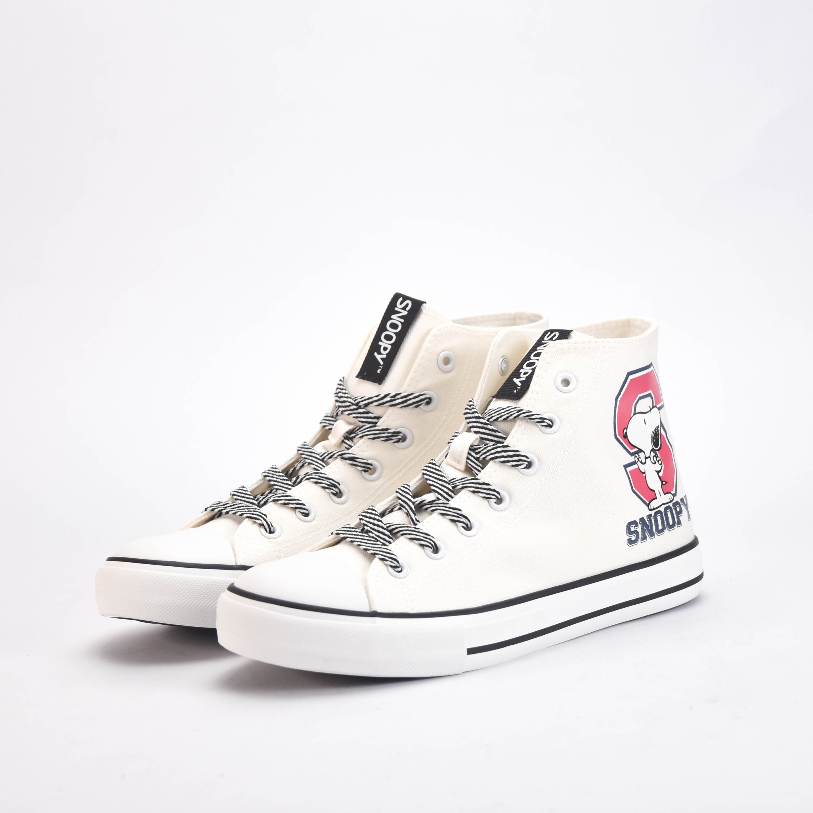 Peanuts Sneakers Montantes Snoopy en Toile Mixte