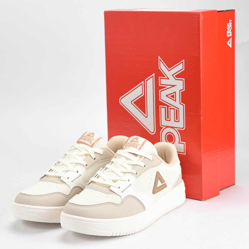 Peak Sneakers Lifestyle Confortables Beige Homme