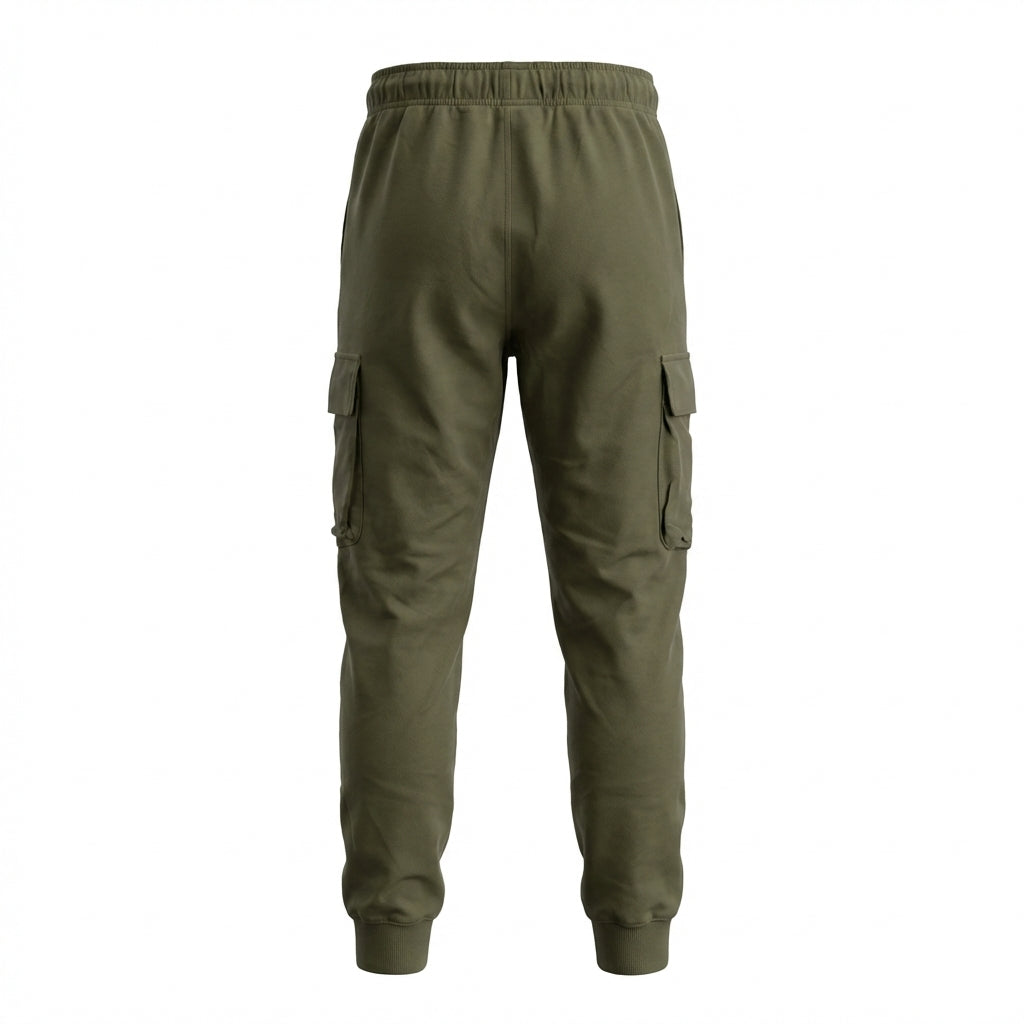 DEPART Pantalon Jogging Cargo Slim Homme Kaki