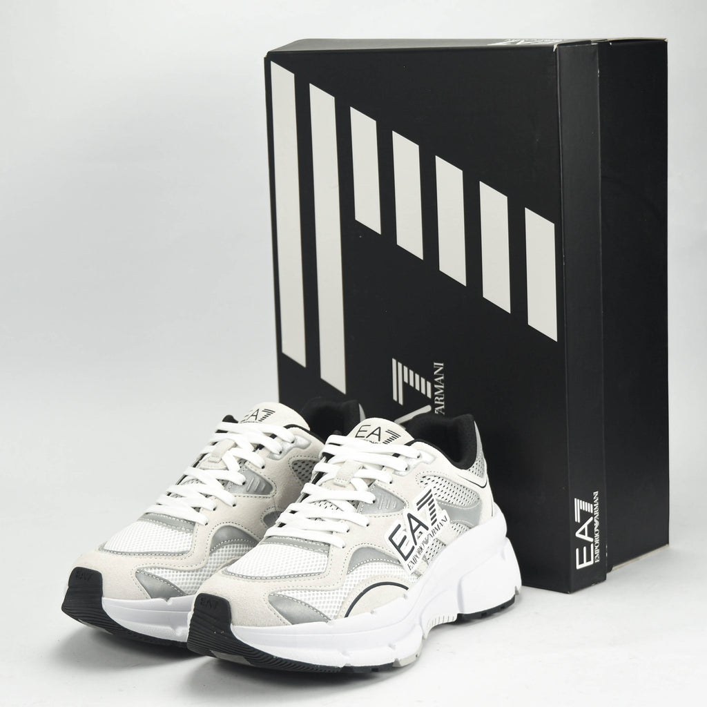 EA7 Emporio Armani Baskets Chunky Design Élégant Homme