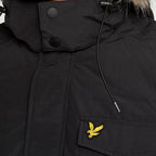 Lyle & Scott Parka d'Hiver à Capuche Fourrure Homme