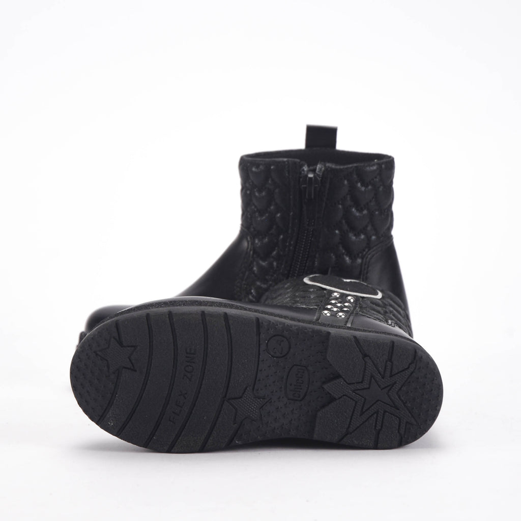 Chicco Bottines à Cœur Matelassé pour Fille