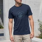 Kimland T-shirt Bleu Marine Logo Homme