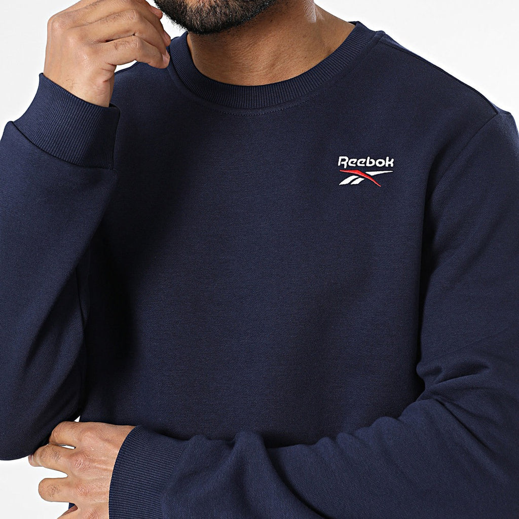 Reebok Sweatshirt Col Rond Logo Classique Homme