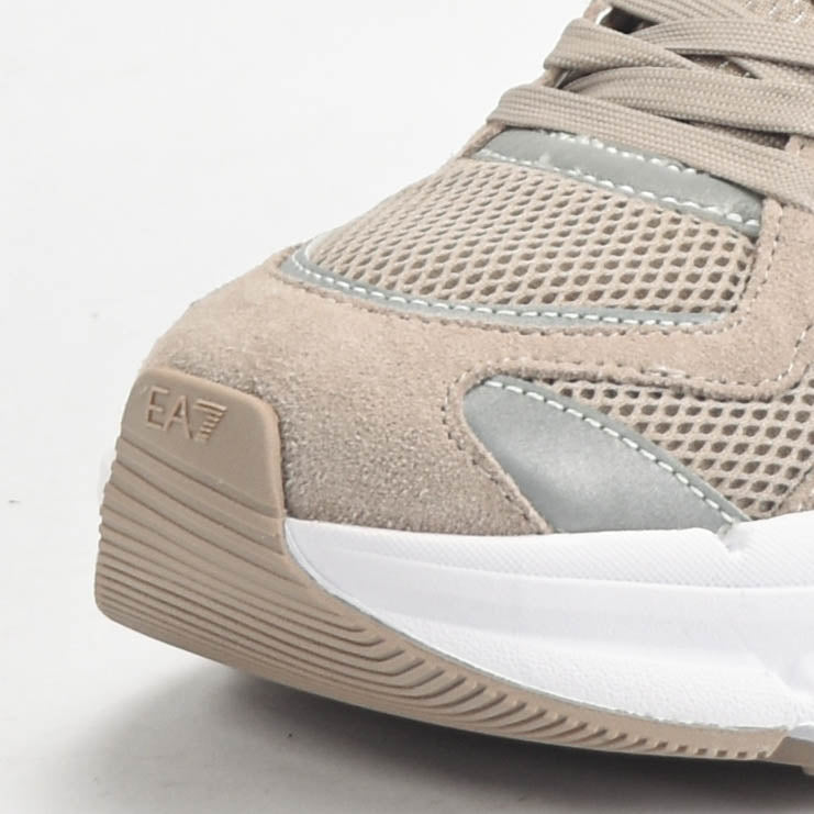 EA7 Emporio Armani Sneakers Beige Respirants Homme
