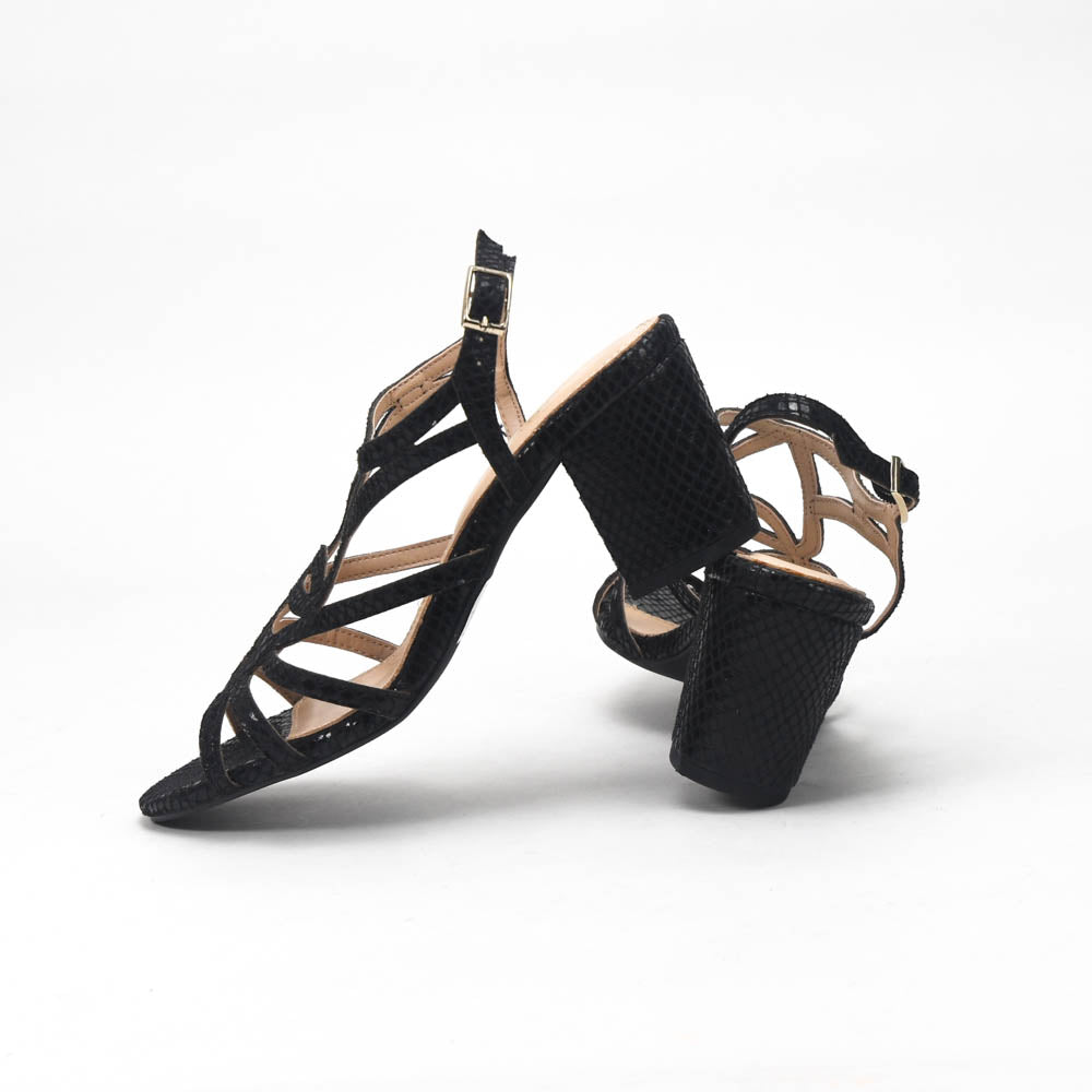 André Sandales à Talons Effet Serpent Élégantes Femme
