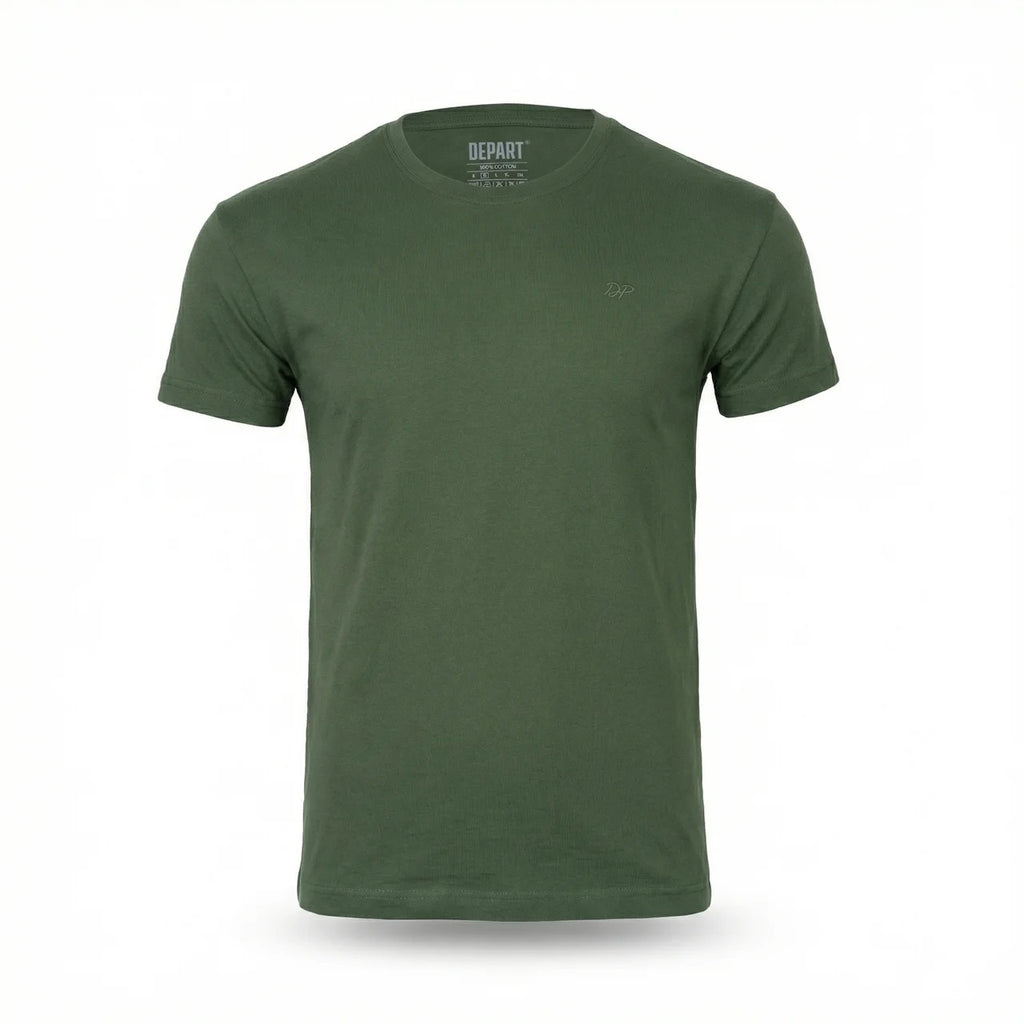 Depart T-Shirt Coton Vert Homme