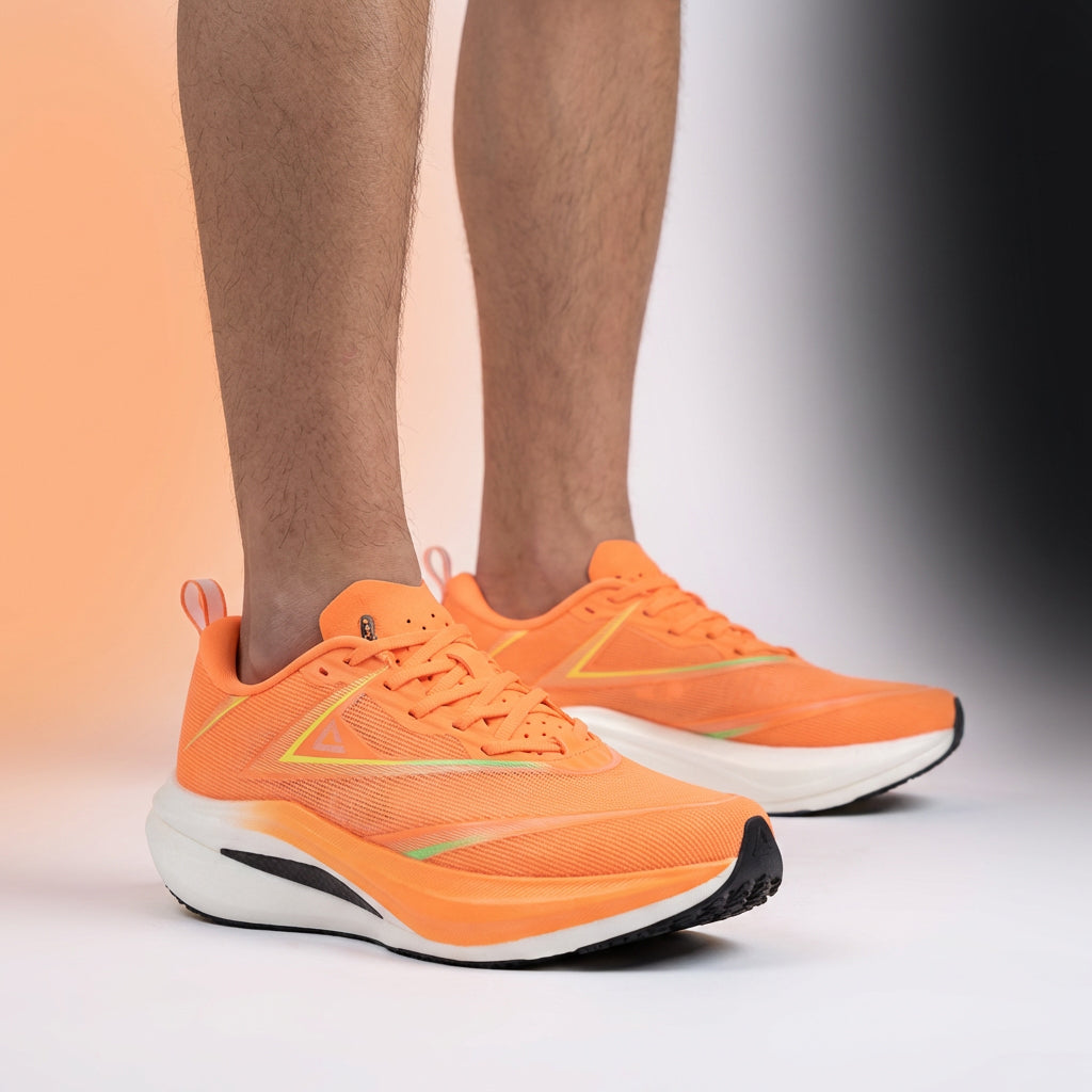 Peak Baskets Running Confortables Orange Homme