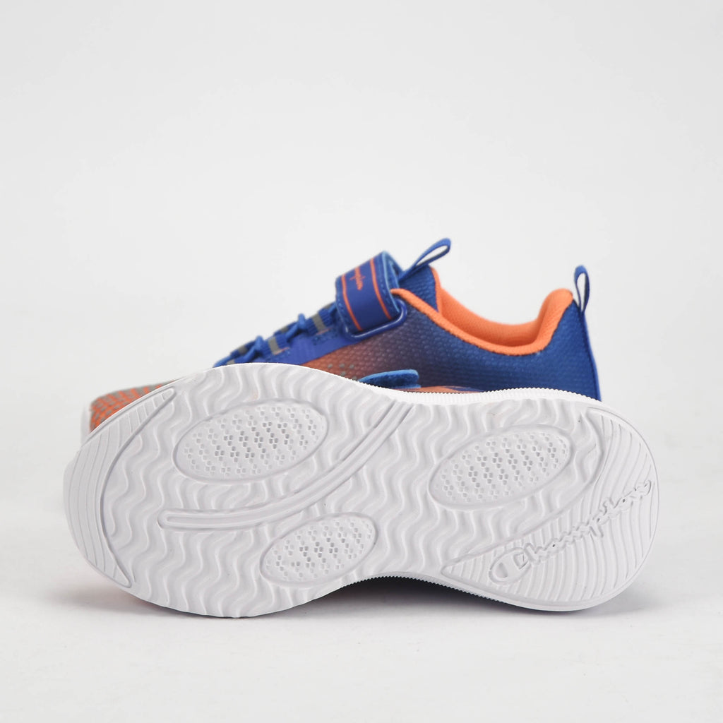 Champion Baskets Mesh Respirantes Enfant Bleu et Orange