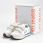 SUN68 Baskets Ally Velcro en Daim et Nylon Enfant
