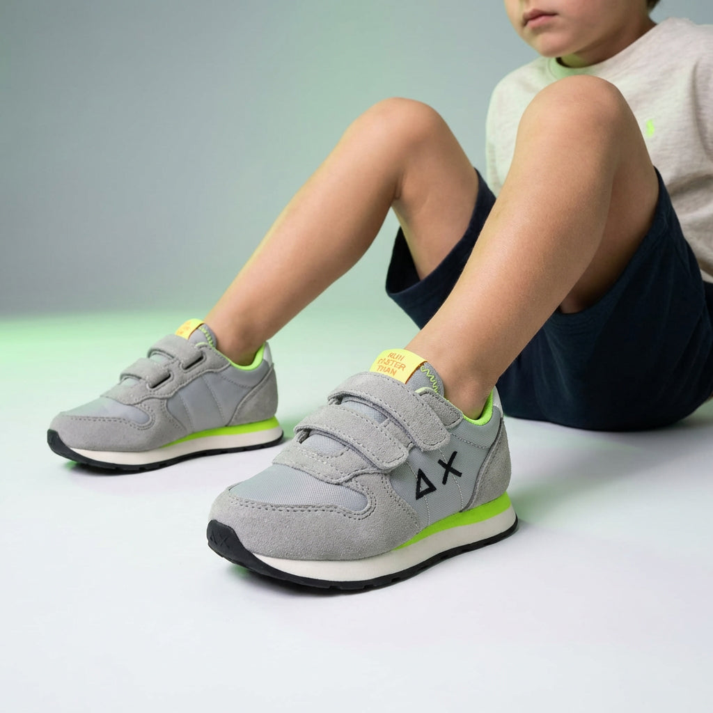 SUN68 Baskets à Scratch Confortables Enfant