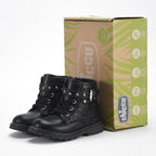 Chicco Bottines Noires à Paillettes et Clous Fille