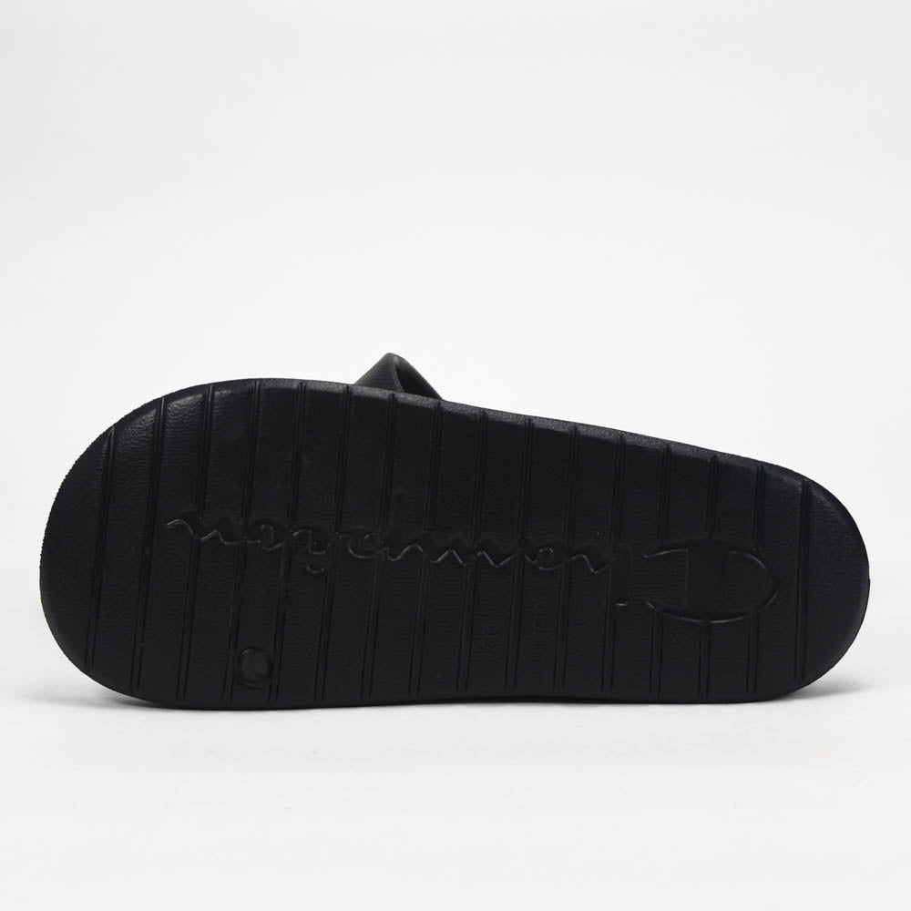 Champion Claquettes Logo Noir Confortable Homme
