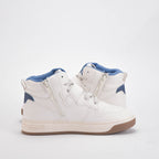 Safety Jogger Baskets Montantes Vegan Blanc et Bleu Junior
