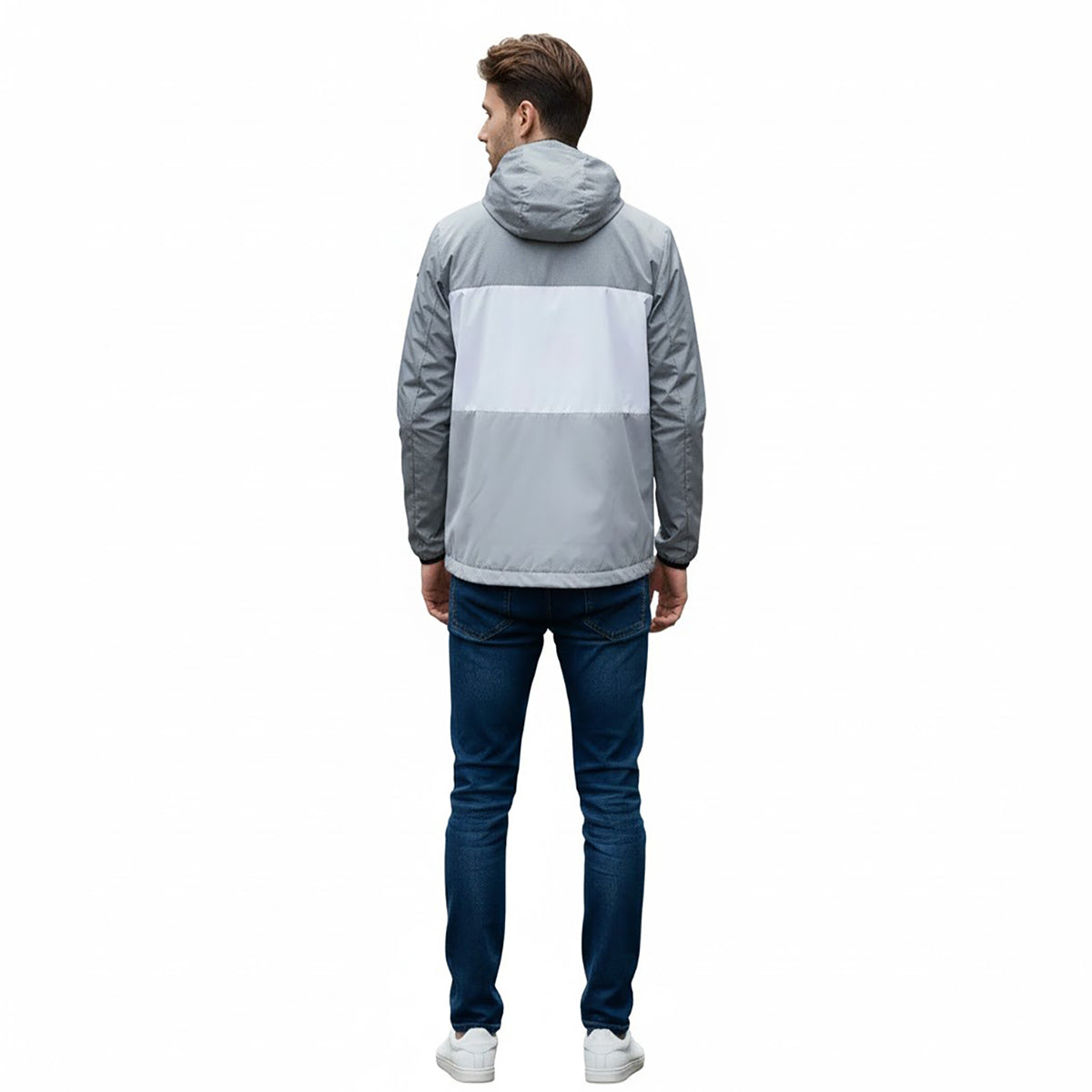 Geox Coupe-vent Grecale Respirant à Capuche Homme