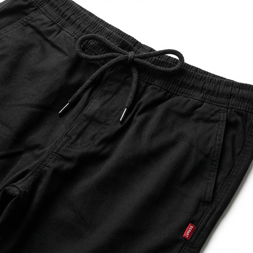 DEPART Pantalon Jogger Slim Noir Confortable Homme