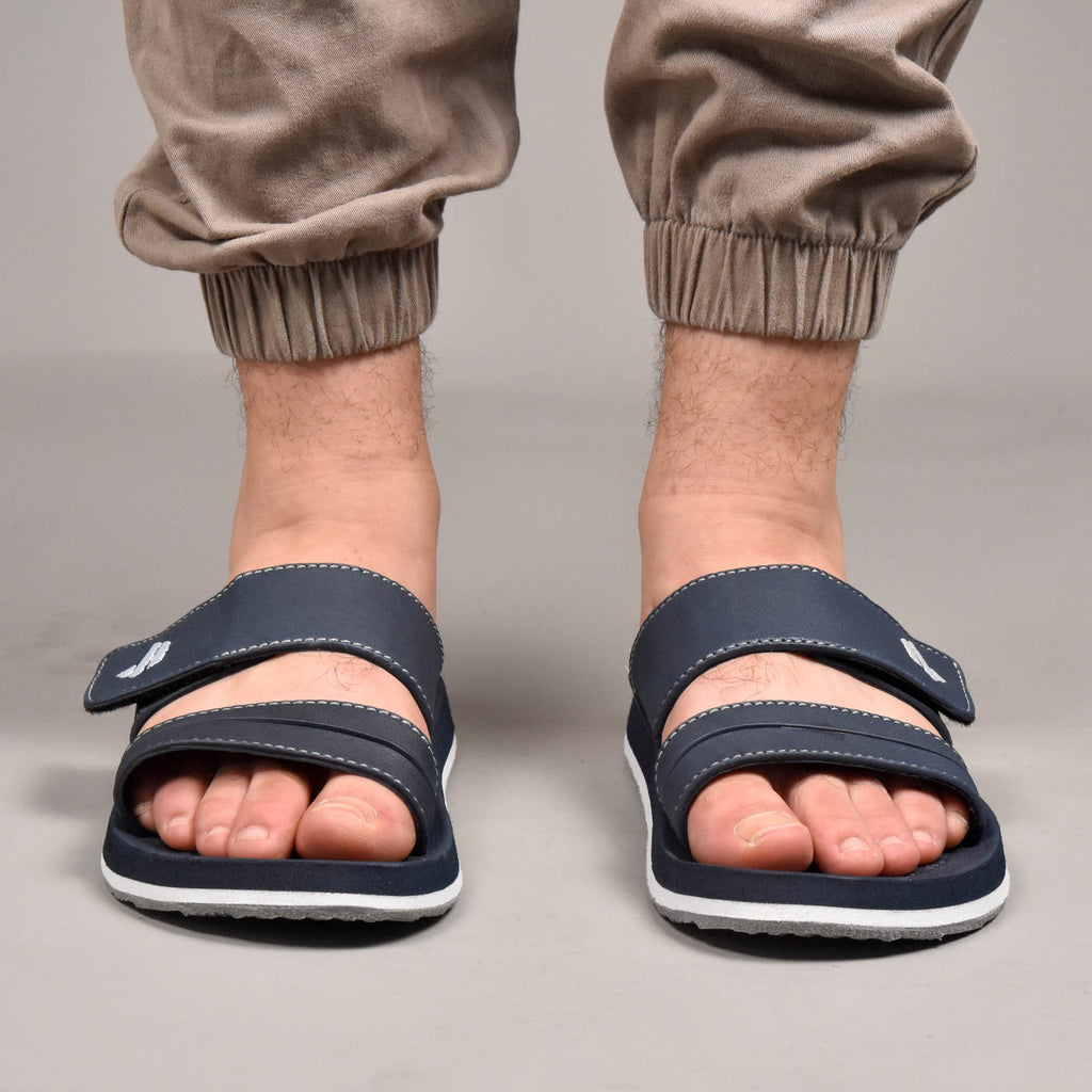 Kito Sandales à Scratch Confortables Homme