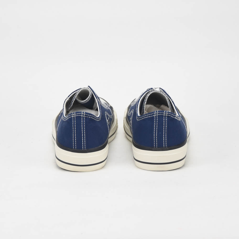 André Baskets Basses en Toile Bleu Marine Homme