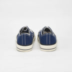 André Baskets Basses en Toile Bleu Marine Homme