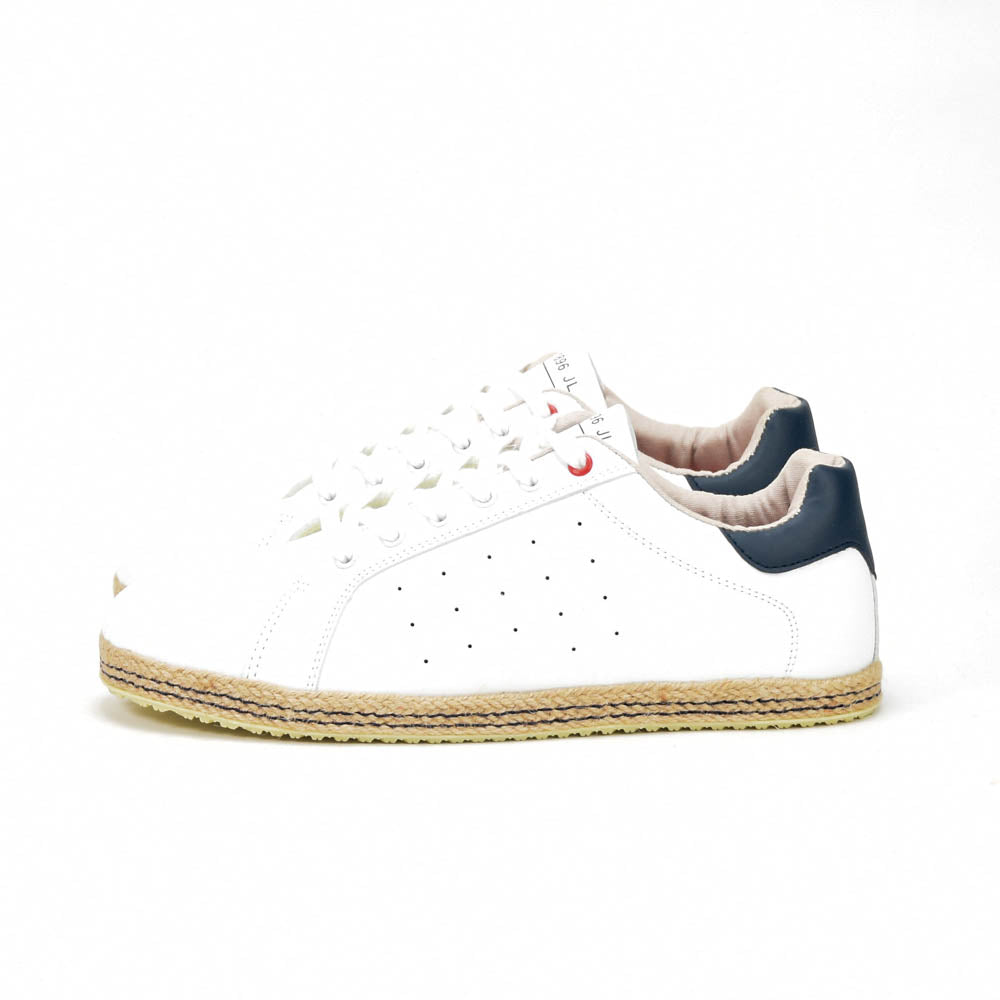André Espadrille Homme Style Sneaker Blanc