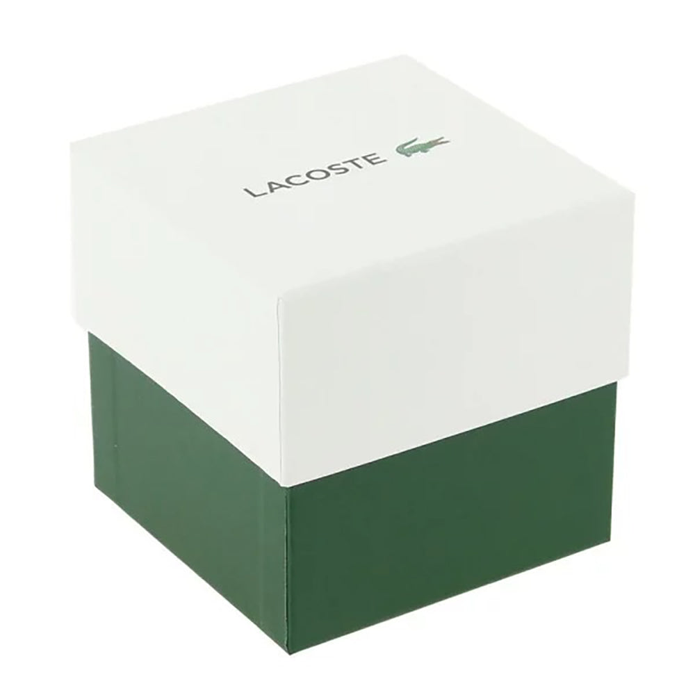 Montre Lacoste Acier Doré Cadran Bleu Élégante Homme