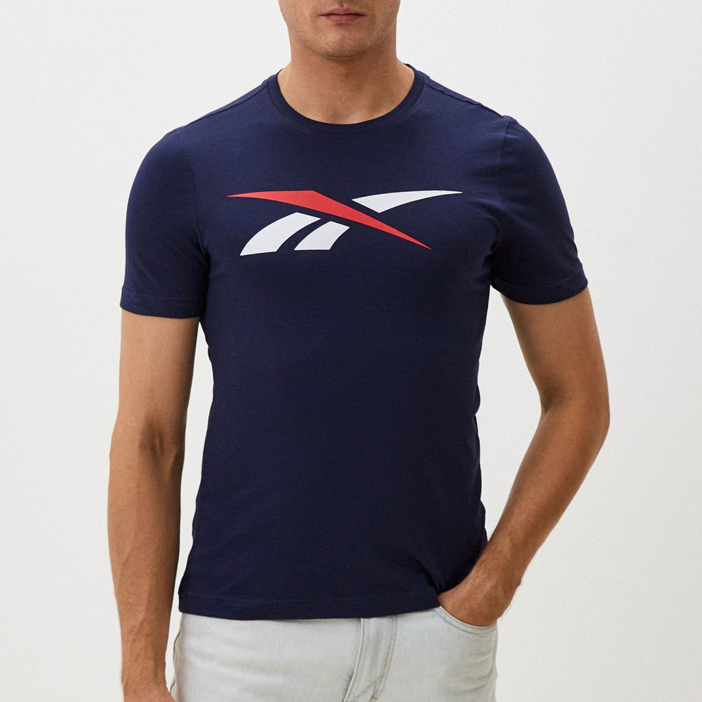 Reebok T-shirt Sport Logo Vector Coton Homme
