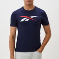 Reebok T-shirt Sport Logo Vector Coton Homme