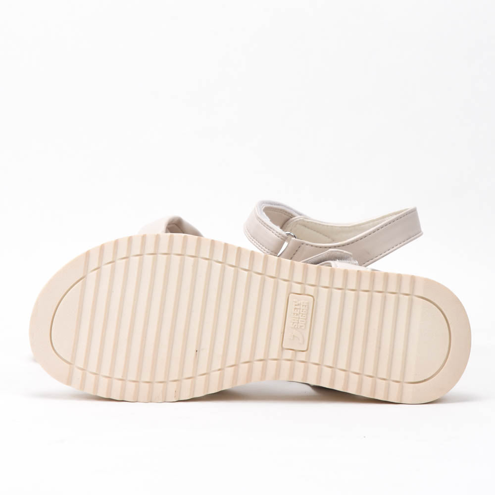 Kimland Sandales Confortables à Brides Beige Fille