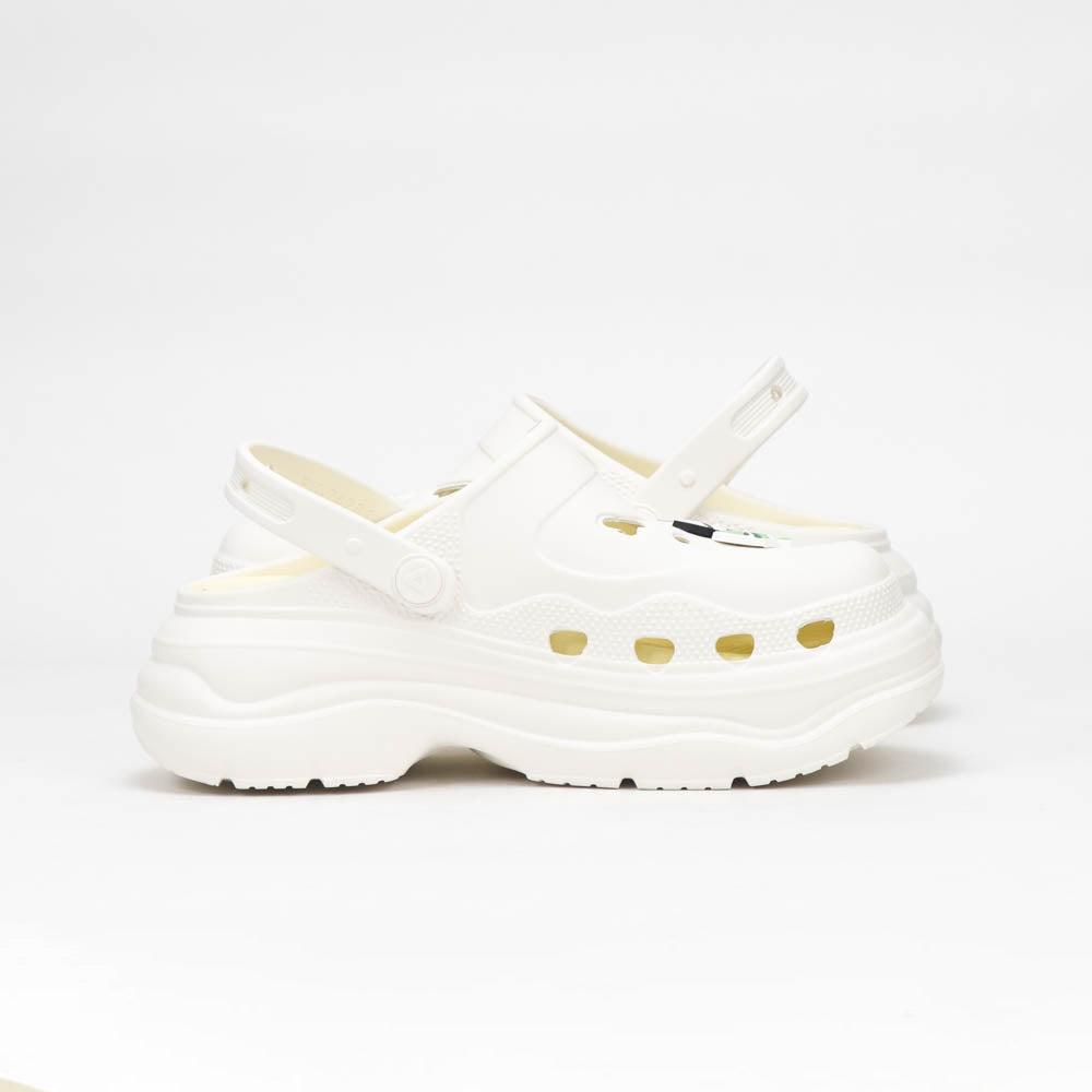 Peak Sabots Plateforme Confortables Blanc Femme