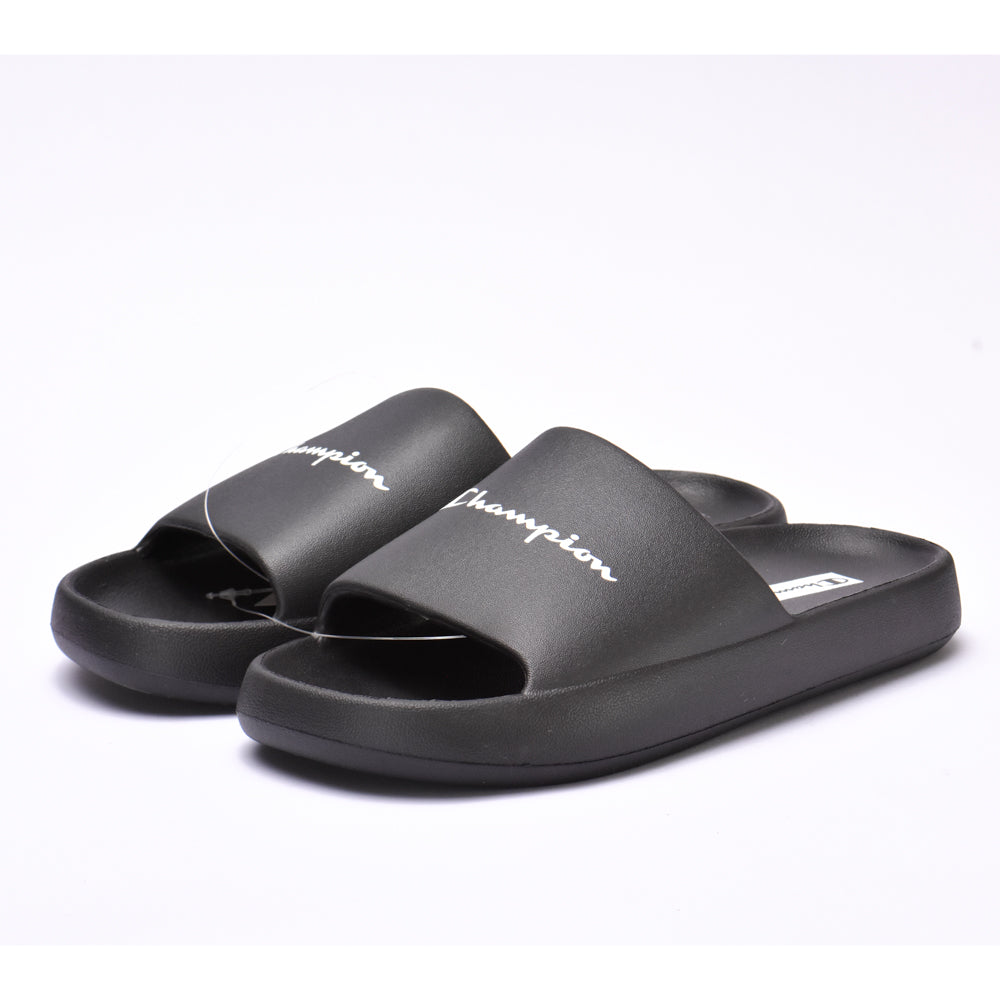 Champion Claquettes Logo Noir Confortables Homme