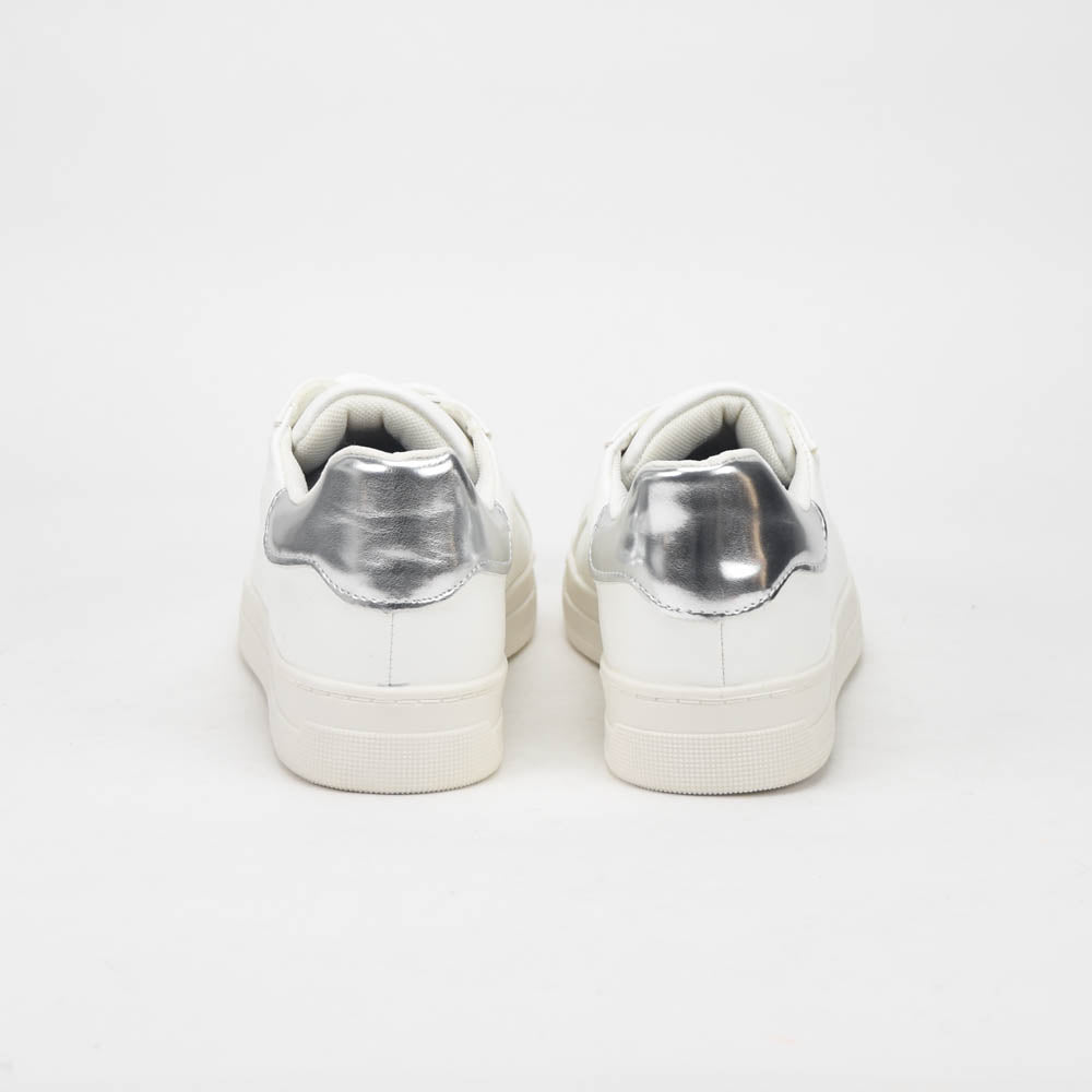 André Baskets Basses Minimalistes Blanc Femme
