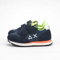 SUN68 Sneakers à Scratch en Daim et Textile Enfant