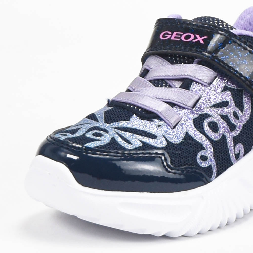 Geox Baskets Lumineuses à Scratch Fille
