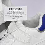 Geox Baskets Eclyper Respirantes Blanc et Bleu Enfant