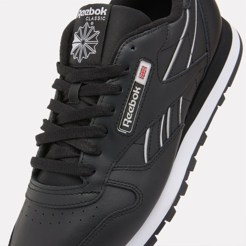Reebok Classic Leather Sneakers en Cuir Noir Homme