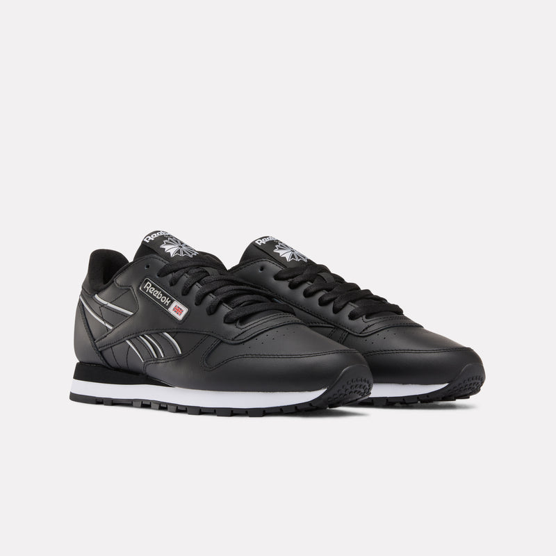 Reebok Classic Leather Sneakers en Cuir Noir Homme