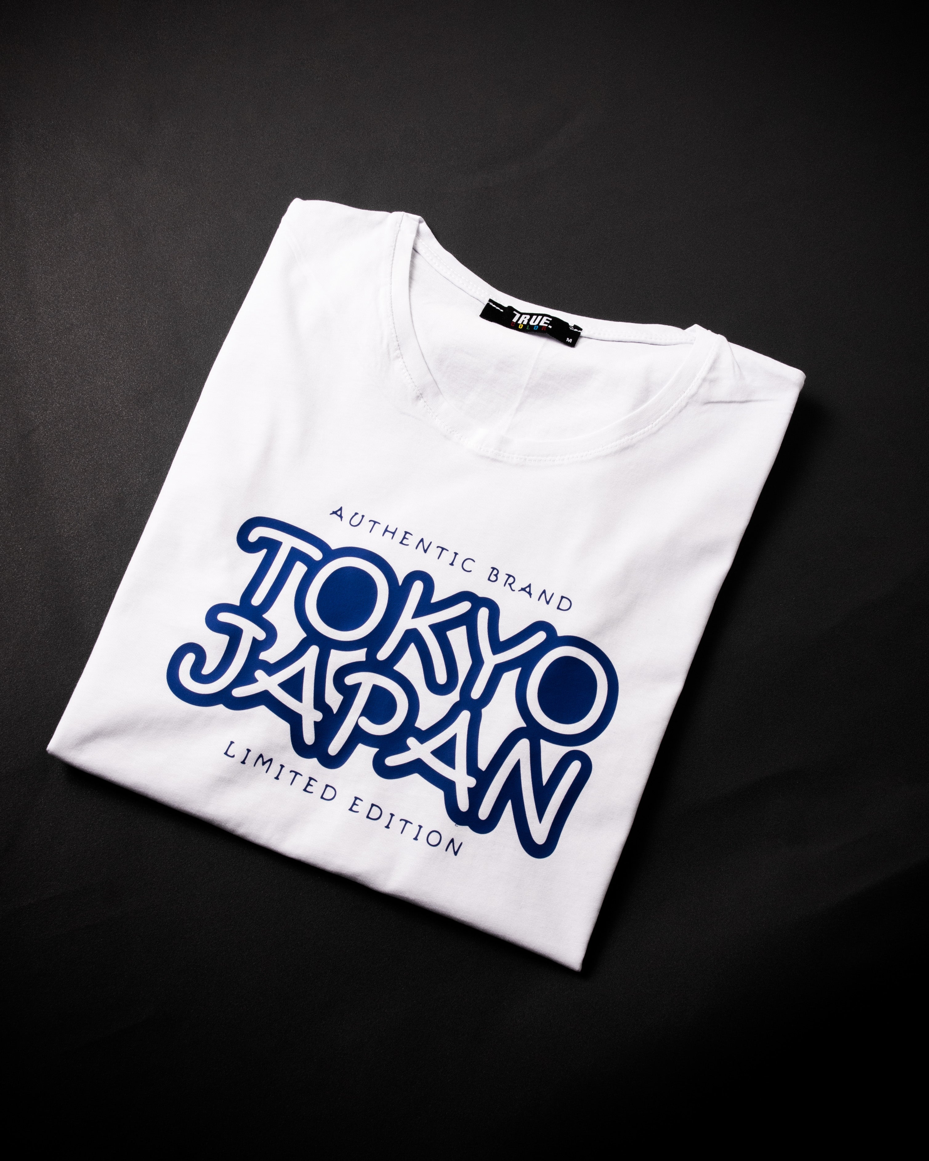 T-shirt BLANC ET BLEU  *TOKYO*