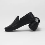 Septwolves Mocassins Cuir Noir Élégants Homme