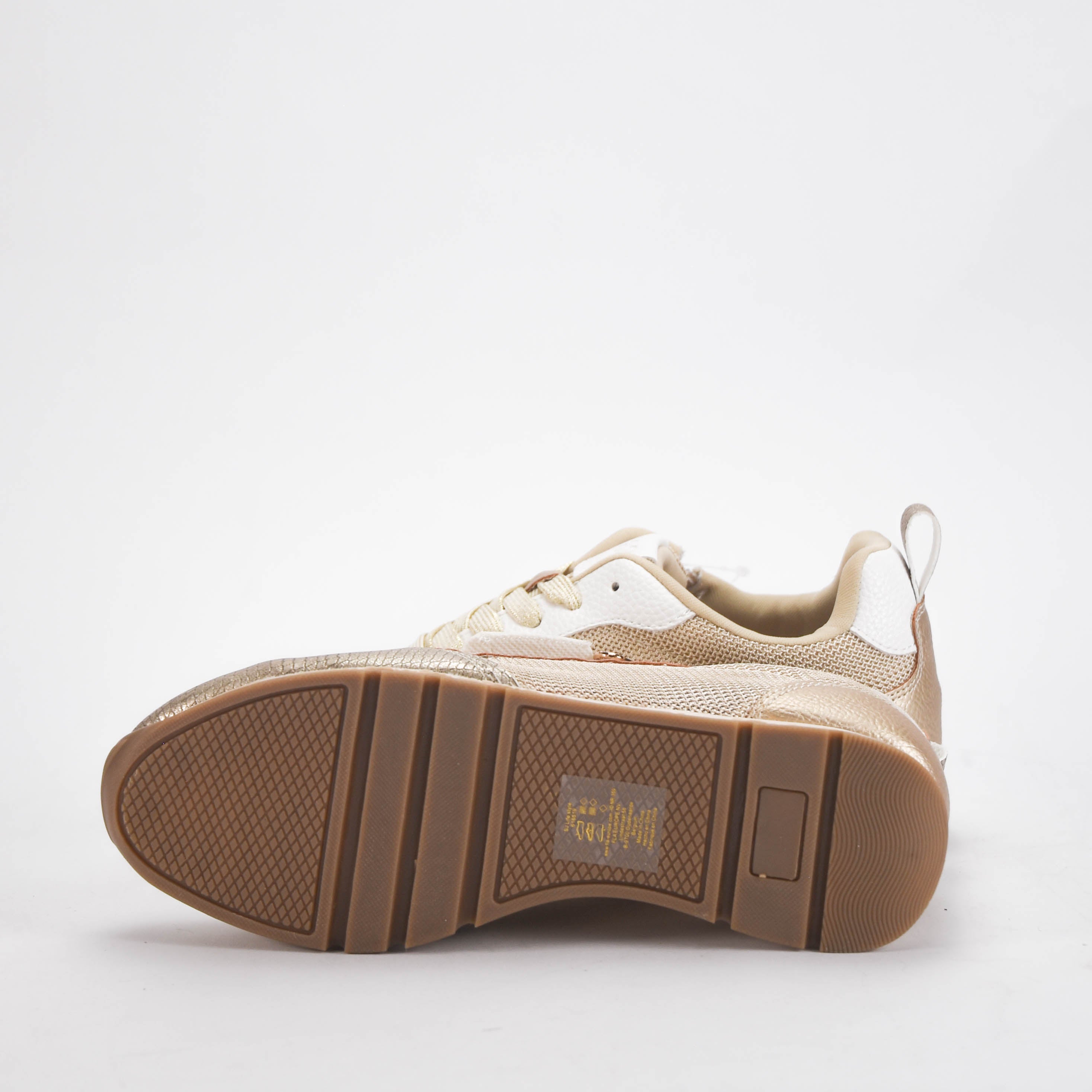Safety Jogger Baskets Métallisées avec Zip Femme
