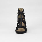André Sandales à Talons Noir Élégantes Femme